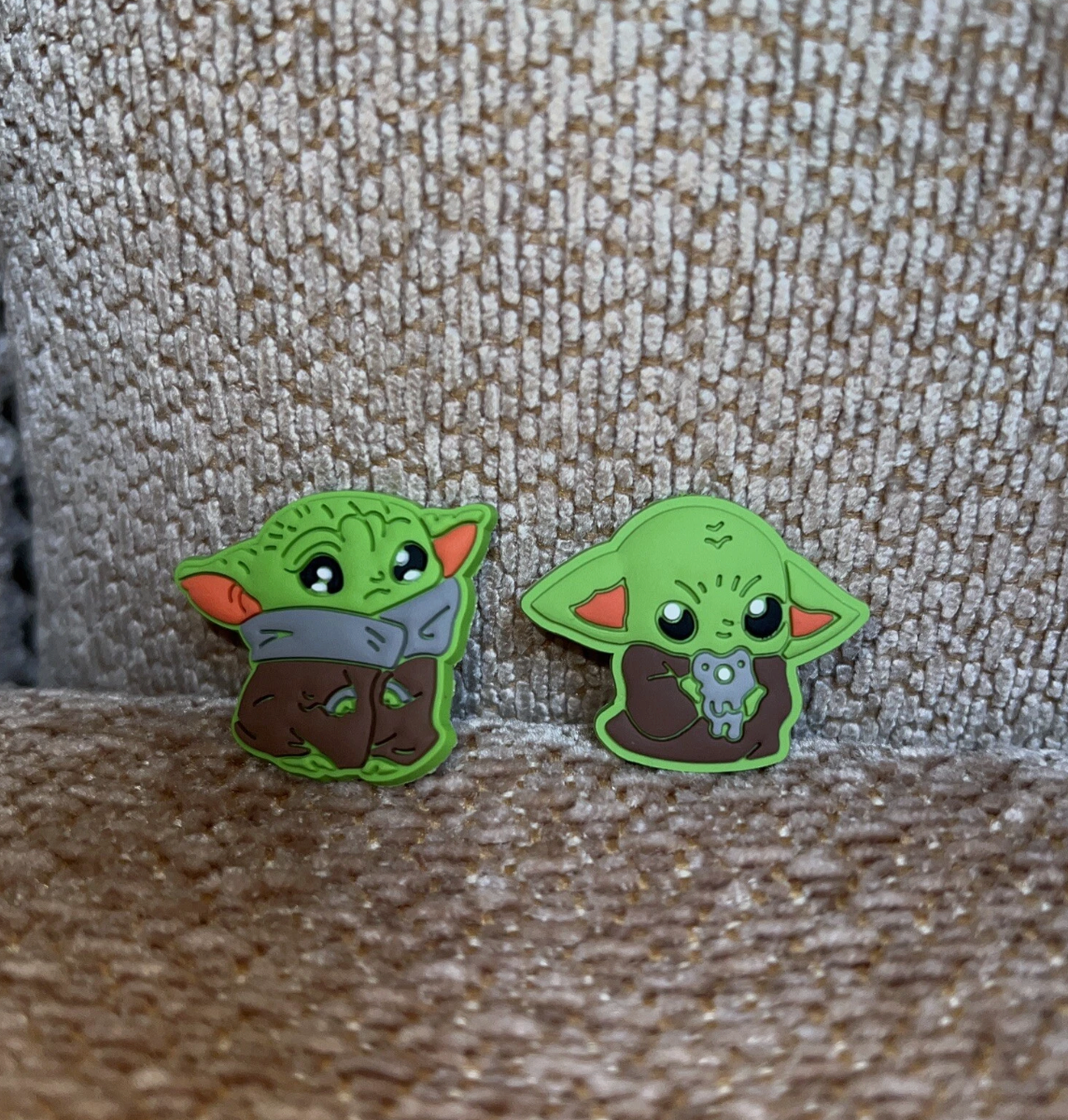 Baby Yoda Croc Charms – Set of 4 High-Quality Shoe Decorations for Crocs & Wristbands