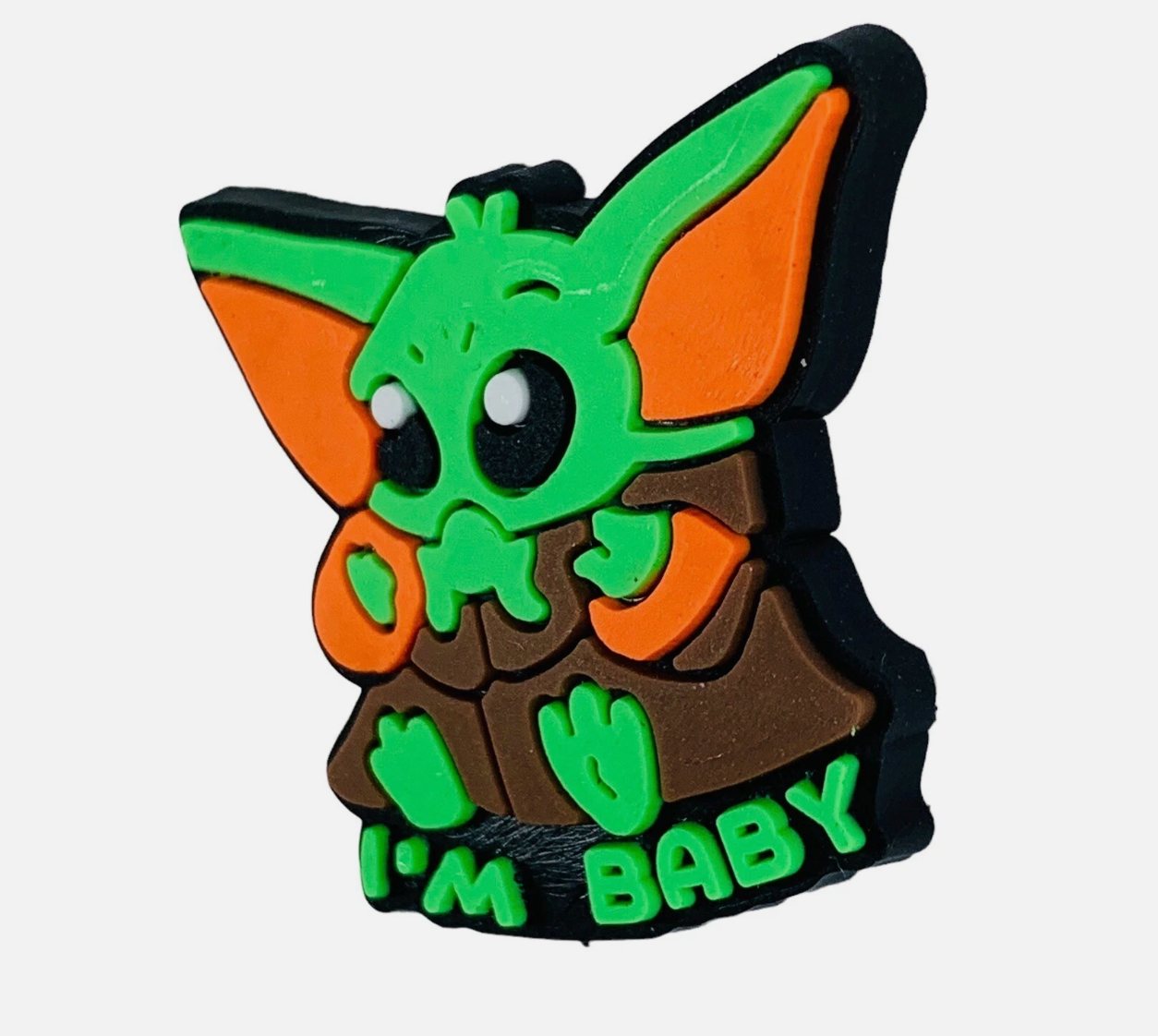 Baby Yoda Croc Charms – Set of 4 High-Quality Shoe Decorations for Crocs & Wristbands