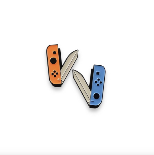🎮 Switch Game Handle Enamel Pin – Cute Gaming Controller Lapel Badge for Fans & Collectors