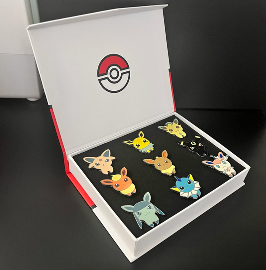 🎖️ Pokémon Gym Badge Set – Kanto, Johto, Hoenn, Sinnoh, Unova, Kalos (6 Variants)