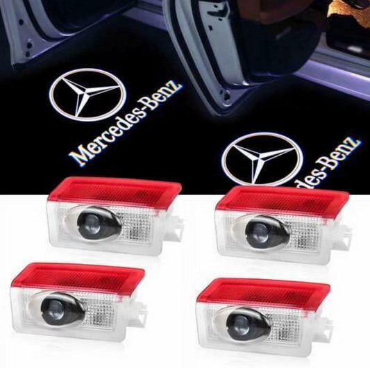 4X LED Door Courtesy logo Light Ghost Shadow Laser Projector For Mercedes-Benz