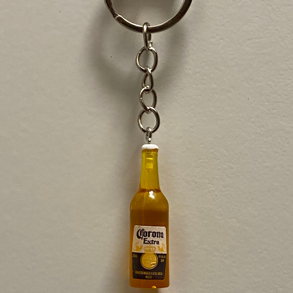 Corona Bottle Keychain
