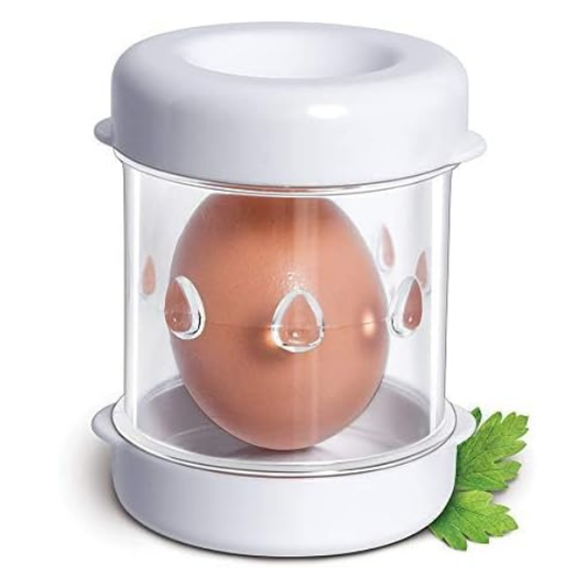 The Negg Boiled Egg Peeler – Easy & Quick Egg Shell Remover, White
