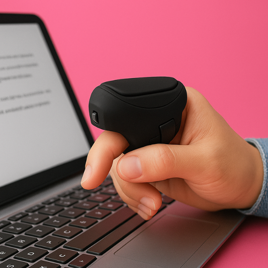 Finger Mouse, 2.4ghz Handheld Ergonomic Trackball Mouse