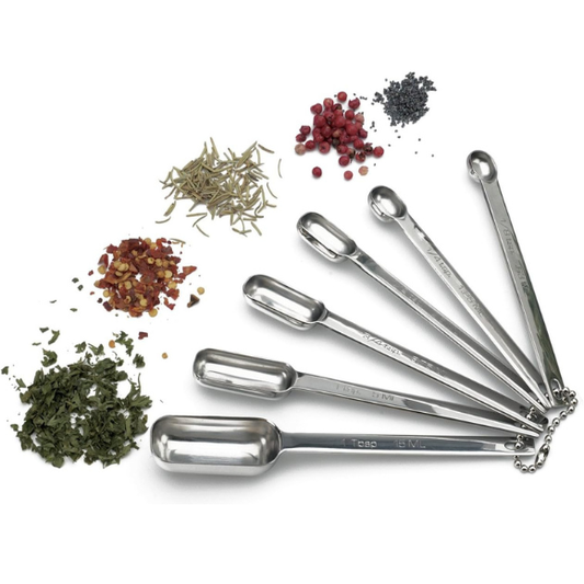 International Endurance Stainless Steel Spice Measuring Spoons, Set of 6