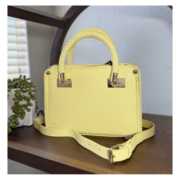 BEBE Alexandra small satchel - Blonde