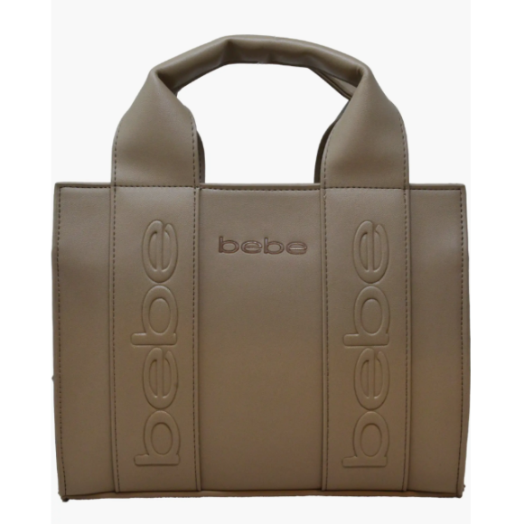 BEBE Hana mini pu satchel crossbody - TAUPE