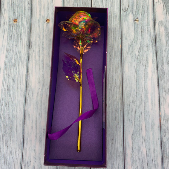 Gold-Plated Rose in Elegant Gift Box – Timeless Gift for Weddings, Anniversaries, Valentine’s & More