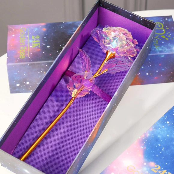 Gold-Plated Rose in Elegant Gift Box – Timeless Gift for Weddings, Anniversaries, Valentine’s & More