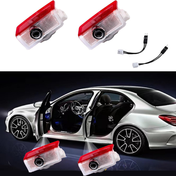 4X LED Door Courtesy logo Light Ghost Shadow Laser Projector For Mercedes-Benz