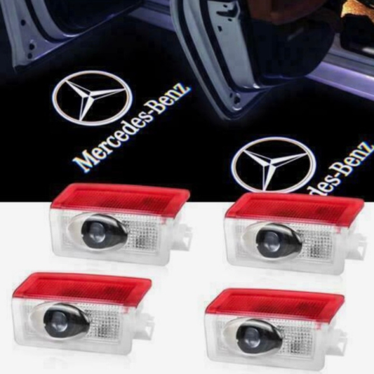 4X LED Door Courtesy logo Light Ghost Shadow Laser Projector For Mercedes-Benz