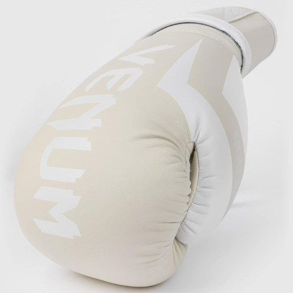 Venum Elite 14oz Boxing Gloves – White/Off-White, Professional MMA & Training Gloves