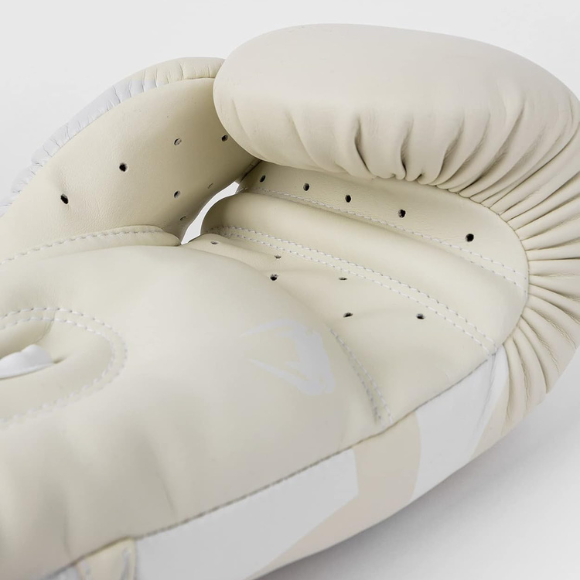 Venum Elite 14oz Boxing Gloves – White/Off-White, Professional MMA & Training Gloves