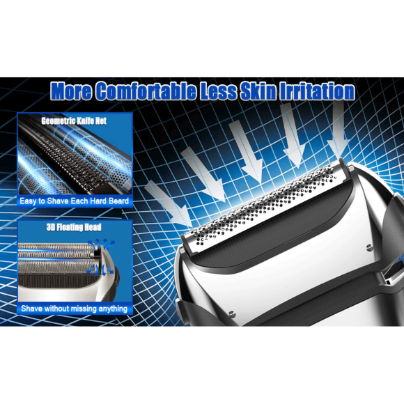 Electric Razor for Men,Shavers for Men Electric Razor Wet Dry