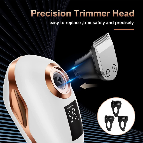 2-in-1 Electric Razors for Women, Wet/Dry 5D Razor & Hair Trimmer