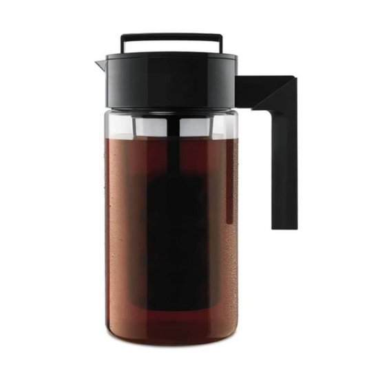 Deluxe Brew Coffee Maker - Airtight Pitcher with Leak-Free Lid - BPA-Free Cold Brew Maker with Silicone Handle