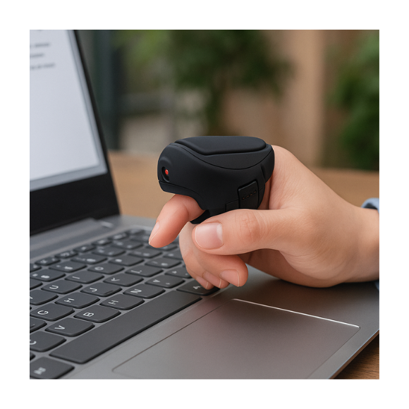 Finger Mouse, 2.4ghz Handheld Ergonomic Trackball Mouse
