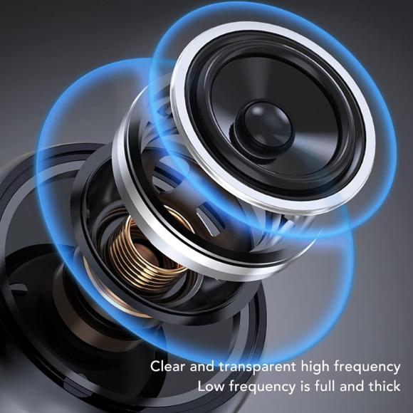 Neckband Bluetooth Speaker, Cordless Wearable Neck Speaker with Microphone