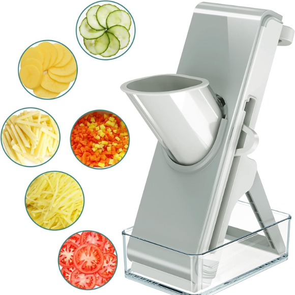 Adjustable Stainless Steel Vegetable Slicer & Chopper – Multifunctional Safe Dicer for Home & Commercial Use