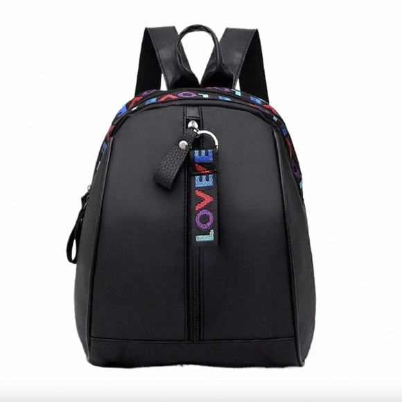 Mini Backpack for Women & Teens, Small Lightweight Oxford Cloth Shoulder Bag