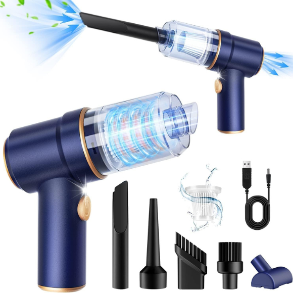 Handheld Car Vacuum Cleaner, 9000Pa Vacuum Cleaner and Air Duster, 120W