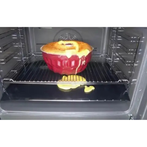 2 Pack Large Non-Stick Reusable Oven Bottom Liners for Gas & Electric Oven - Black