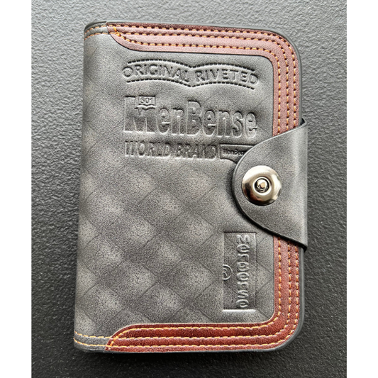 Menbense Premium Men's Wallet,Magnetic buckle