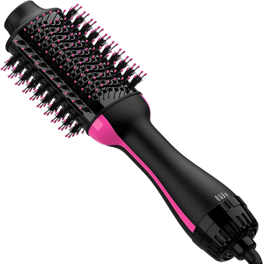 Hair Dryer Brush Blow Dryer Brush in One, 4 in 1 Styling Tools Blow Dryer with Ceramic Oval Barrel, Hair Dryer and Styler Volumizer, Hot Air Brush Hair Straightener Brush for All Hair Types