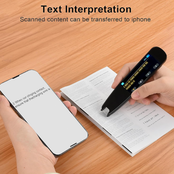 Scan Reader Pen for Portable Two-Way Instant Translator Pen
