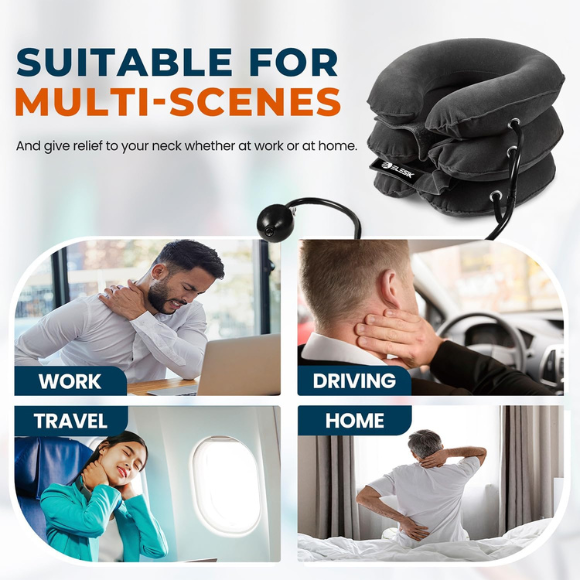 Neck Stretcher & Cervical Traction Device – Neck Brace for Pain Relief and Support