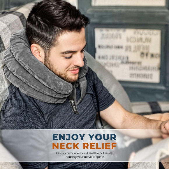 Neck Stretcher & Cervical Traction Device – Neck Brace for Pain Relief and Support