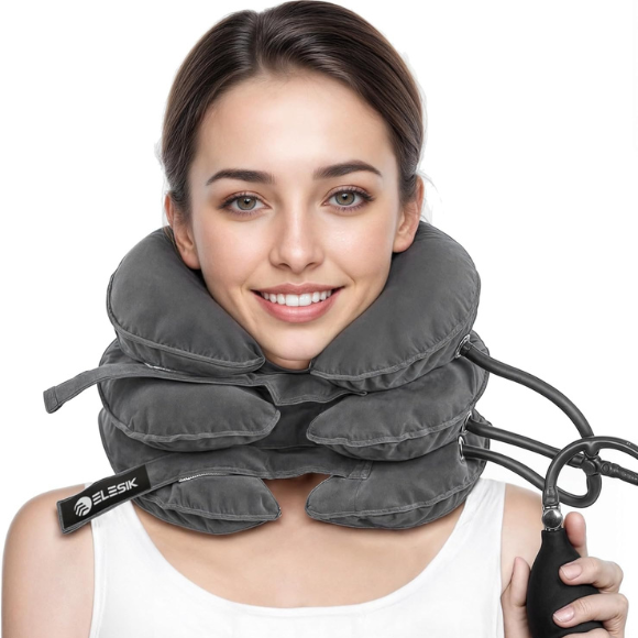 Neck Stretcher & Cervical Traction Device – Neck Brace for Pain Relief and Support