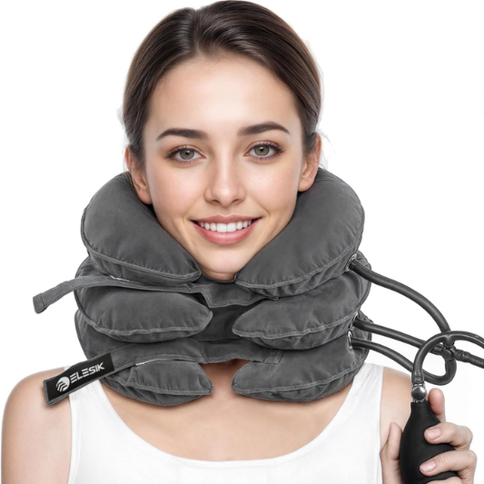 Neck Stretcher & Cervical Traction Device – Neck Brace for Pain Relief and Support