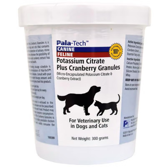 Pala-Tech Potassium Citrate Plus Cranberry Granules 300 grams