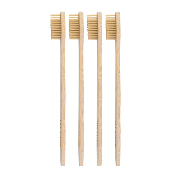 Rite Aid Adult Bamboo Toothbrushes, 4 Pack