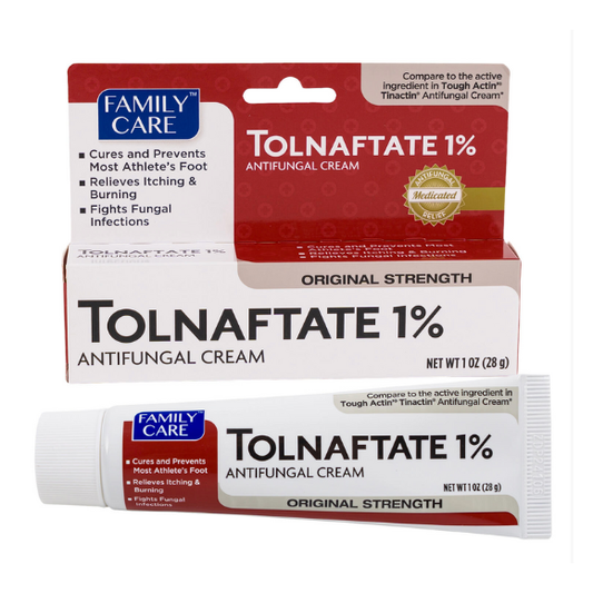 Tolnaftate 1% Antifungal Cream - 1oz/28g - Medicated Relief