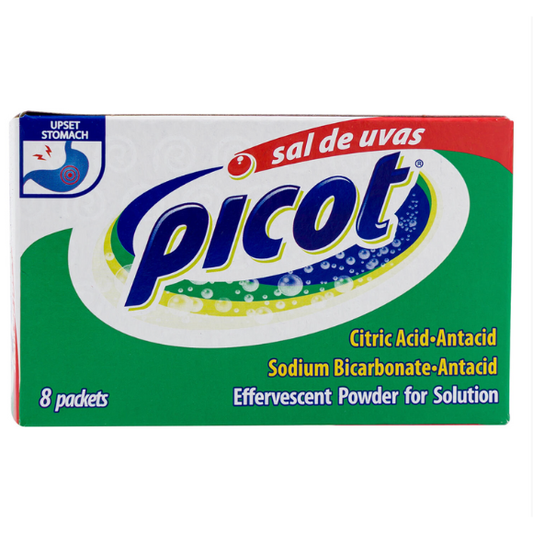 Picot Sal De Uvas Antacid Powder 8ct