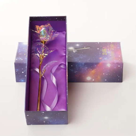 Gold-Plated Rose in Elegant Gift Box – Timeless Gift for Weddings, Anniversaries, Valentine’s & More