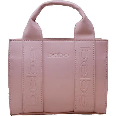 BEBE Hana mini pu satchel crossbody - ROSE