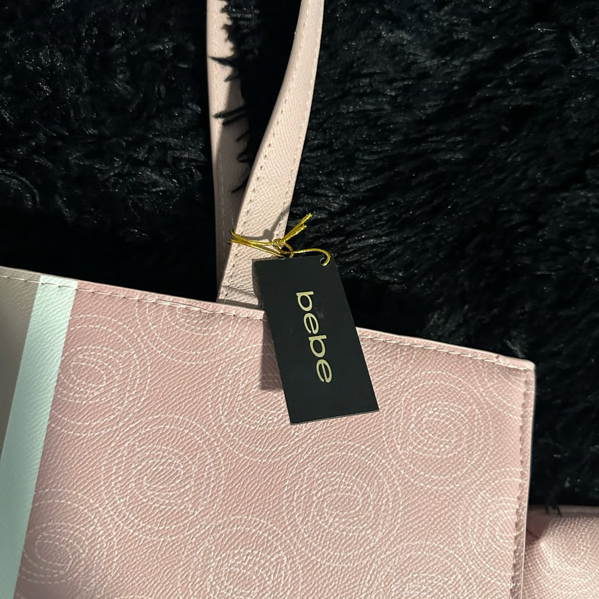 BEBE Ember tote w/insert - Powder pink