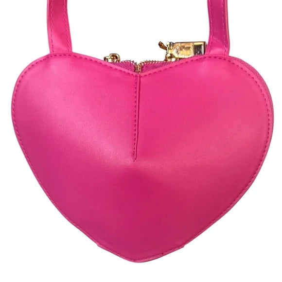 BEBE Malou heart crossbody - Pink