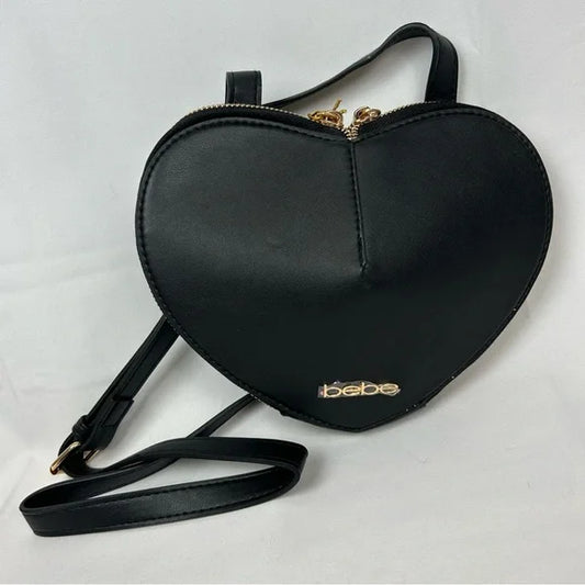 BEBE Malou heart crossbody - Black