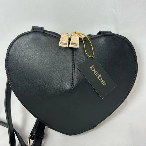 BEBE Malou heart crossbody - Black
