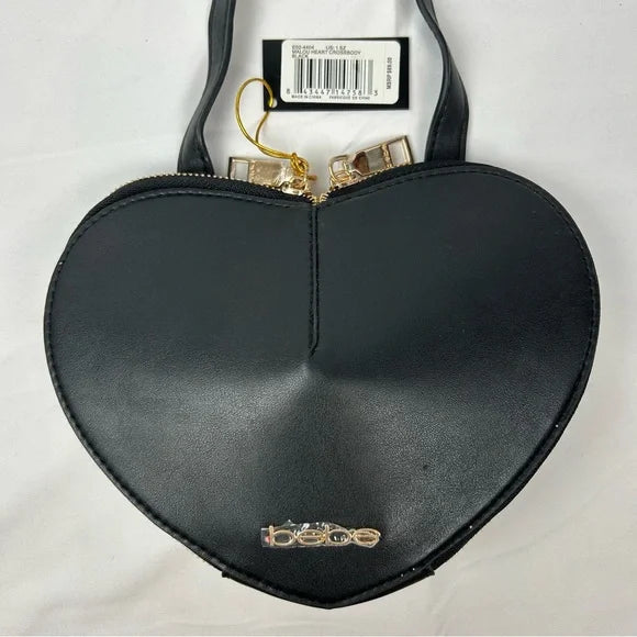 BEBE Malou heart crossbody - Black