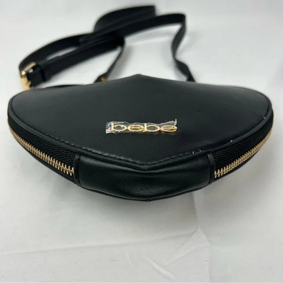 BEBE Malou heart crossbody - Black