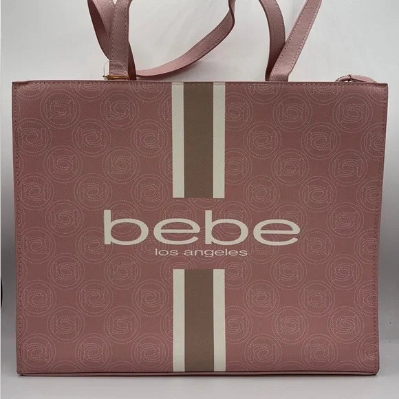 BEBE Ember tote w/insert - Powder pink