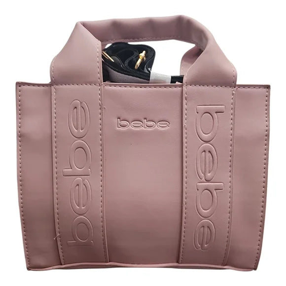 BEBE Hana mini pu satchel crossbody - ROSE