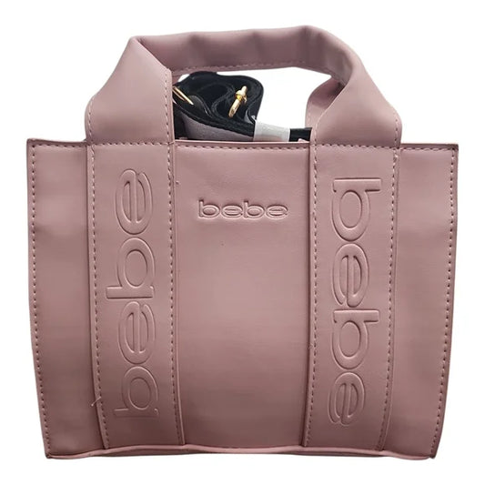 BEBE Hana mini pu satchel crossbody - ROSE