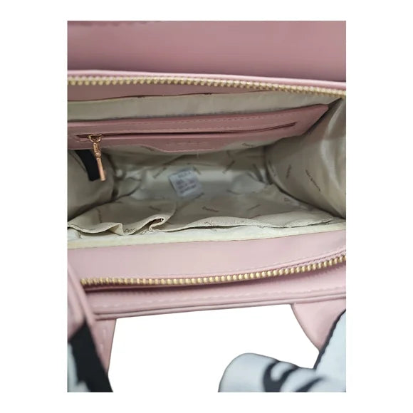 BEBE Hana mini pu satchel crossbody - ROSE