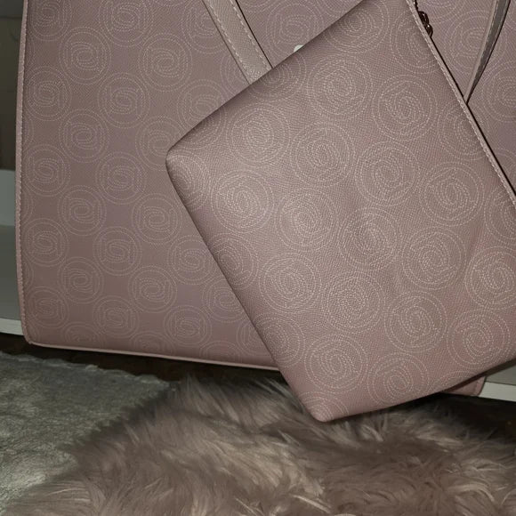 BEBE Ember tote w/insert - Powder pink